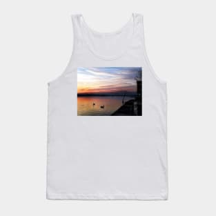 Sunset landscape, lake photography Tank Top